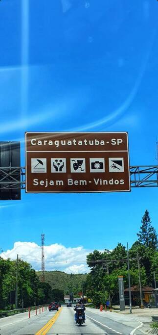 100Mts Da Praia Com Churrasqueira, Piscina E Wi-Fi Caraguatatuba Exterior foto